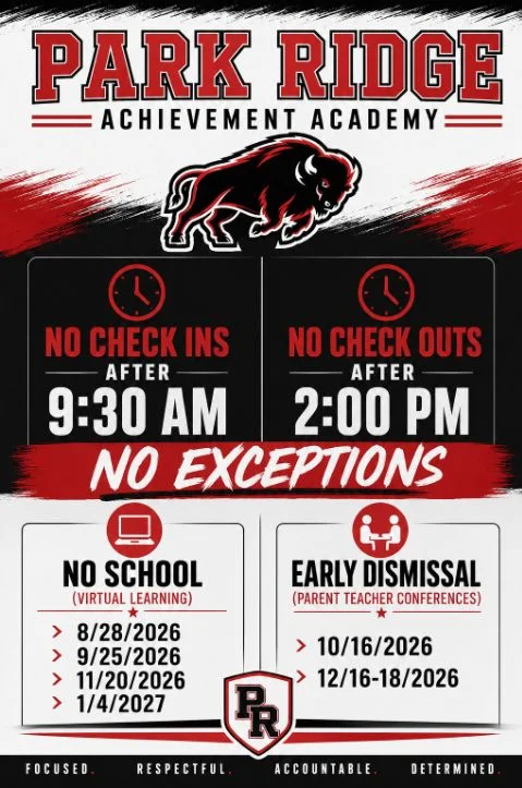 Graphic for PRAA Check in and out policy